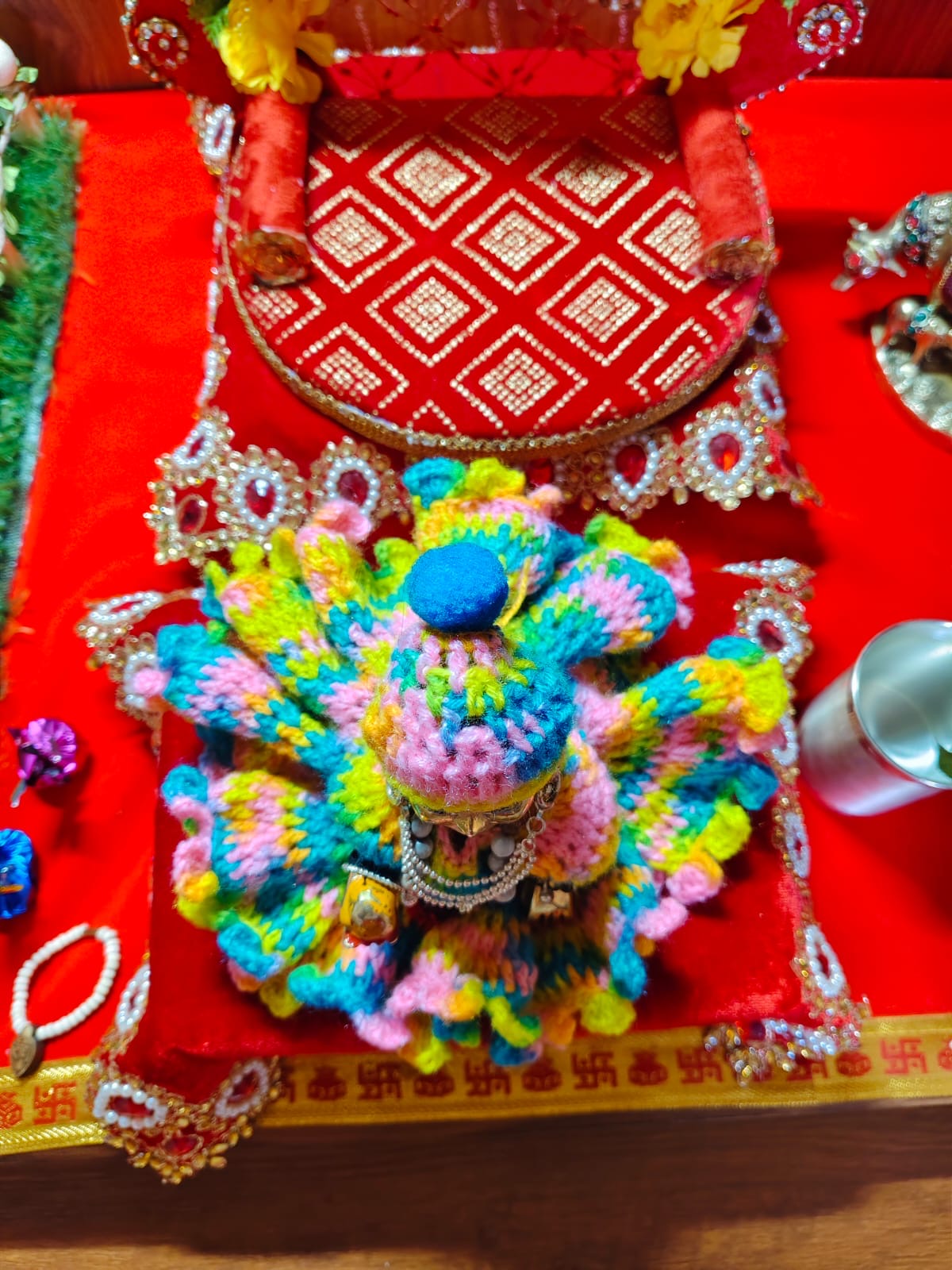 Laddu Gopal Ji multicolor outfit